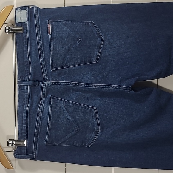 Hudson Krista Straight Crop w/Roll Cuff Denim Jean Women's sz 32 - Picture 3 of 11